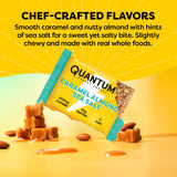Quantum Energy Squares ingredientes clave almendra y caramelo natural