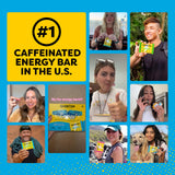 Quantum Energy Squares etiqueta nutricional clara con cafeína y proteína