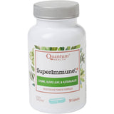 Quantum Super Immune Plus Lysine frasco frontal que muestra 90 vegicaps para apoyo inmune