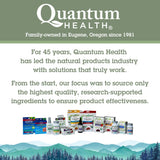 Quantum TheraZinc caja y envase listos para venta, diseño y empaque informativo