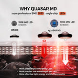 QuasarMD escena lifestyle en sala relajación promoviendo rutina diaria