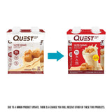 Quest batido textura cremosa de cerca que muestra consistencia saciante