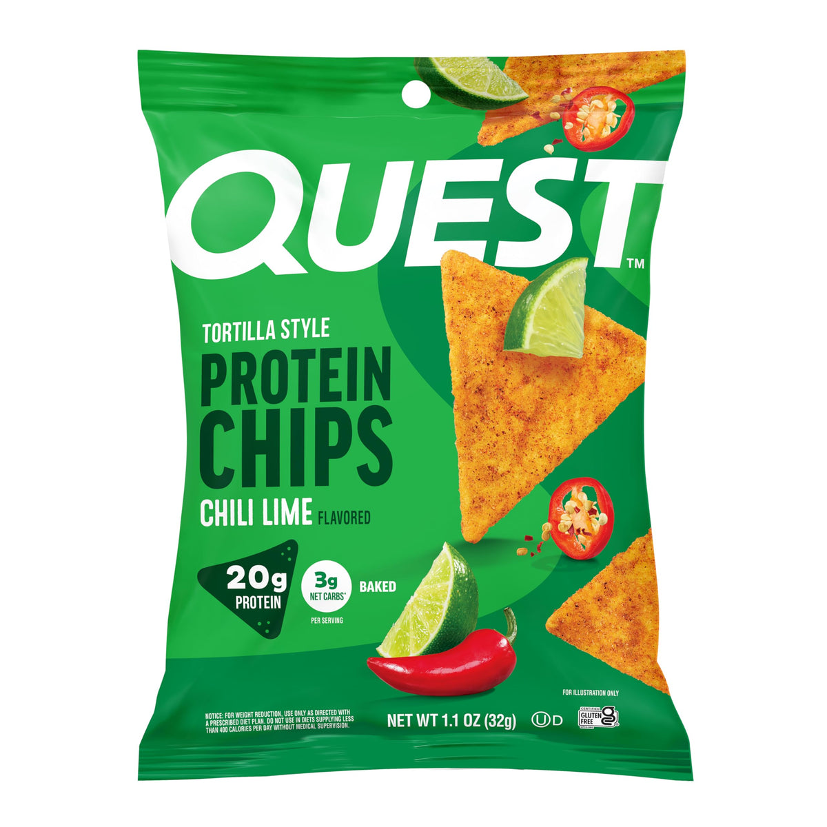 Quest empaque frontal mostrando la caja de 12 unidades y conveniencia