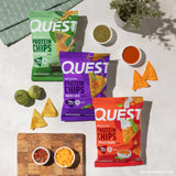 Comparación de tamaño Quest en mano para mostrar porción individual práctica