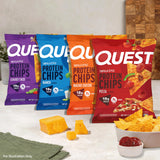 Quest bolsa en mano para comparar tamaño y facilidad de llevar