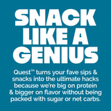 Quest barras en escritorio y mochila como snack portátil y práctico
