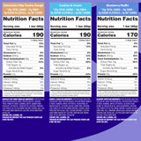 Quest etiqueta nutricional enfocada en proteínas y bajos carbohidratos