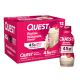 Quest frente del envase mostrando sabor fresa y conveniencia
