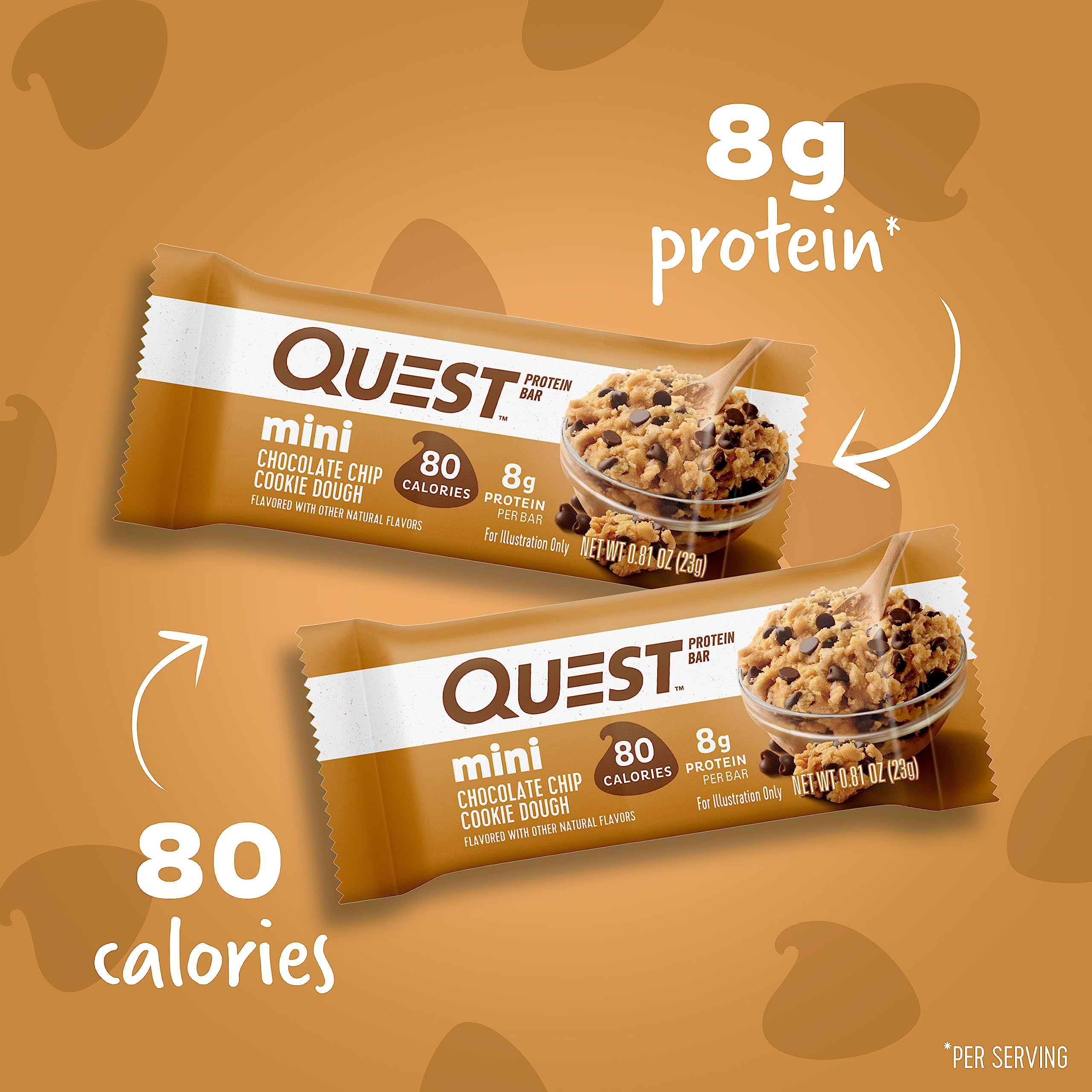 Quest barrita abierta cerca, revela textura masticable y sabor