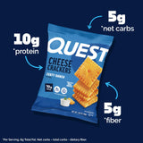 Quest textura crujiente primer plano, sabor ranch y crocancia