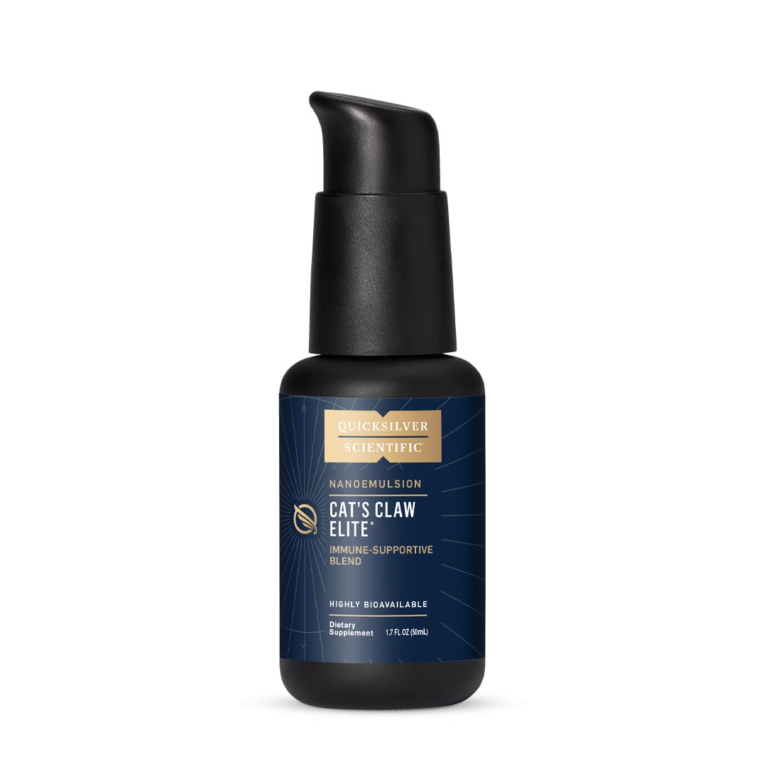 Quicksilver Scientific frasco frontal mostrando etiqueta clara y formato 50 ml
