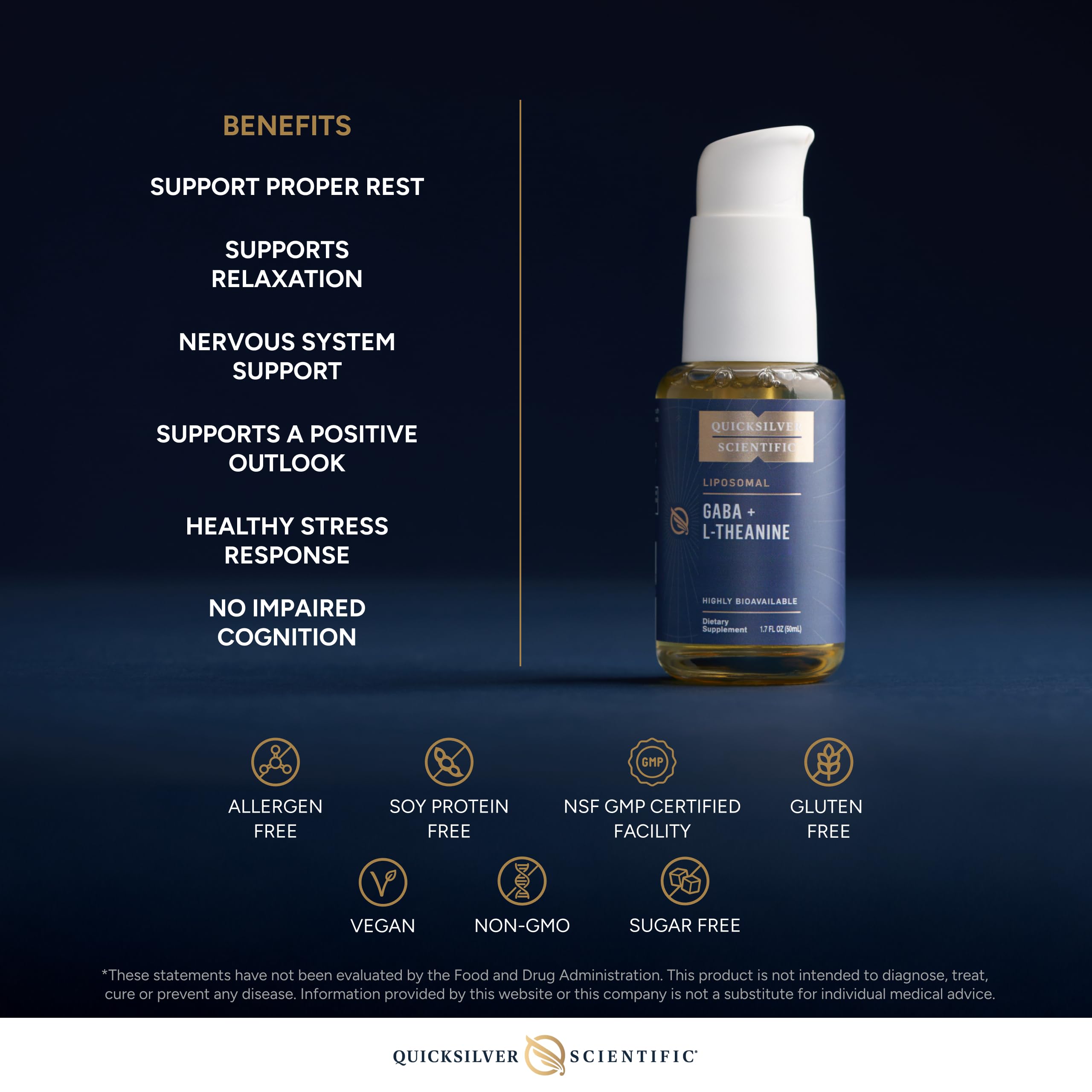 Quicksilver etiqueta con información nutricional y detalles de ingredientes