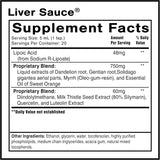 Quicksilver Liver Sauce textura liposomal en primer plano que facilita mejor biodisponibilidad