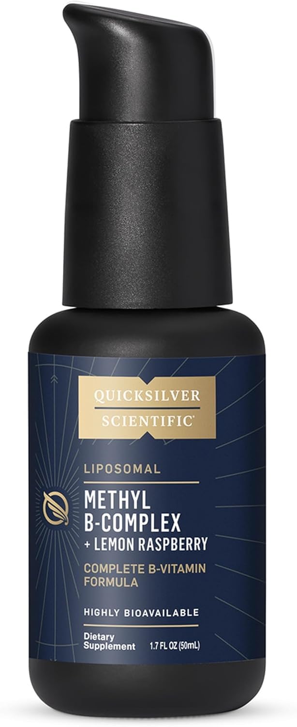 Quicksilver Scientific envase frontal mostrando la etiqueta y beneficio de absorción rápida