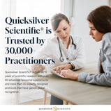 Quicksilver Scientific etiqueta y texto del sobre en detalle, beneficio: información clara de ingredientes