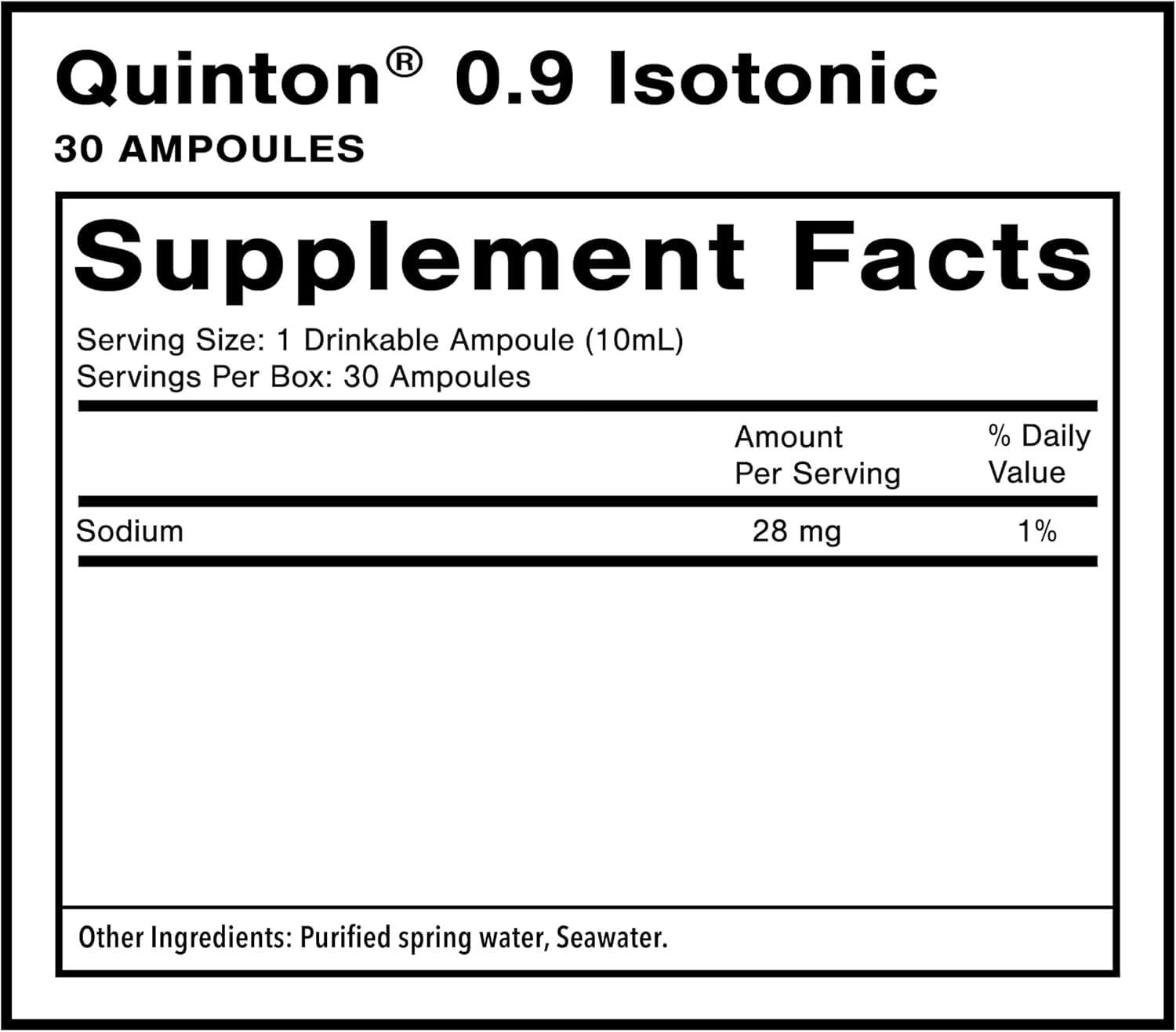 Quicksilver Scientific envase lateral con caja que destaca pureza y origen
