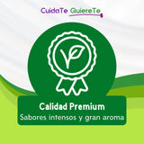 Quiere Te infusión fría en vaso demostrando versatilidad de consumo