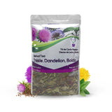 Quiere Te empaque frontal mostrando mezcla herbal y beneficio depuración