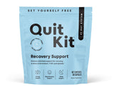 Quit Kit empaque frontal mostrando sistema de 21 días y beneficio de apoyo