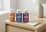 Quit Kit toma matutina con vaso mostrando apoyo a energía y concentración