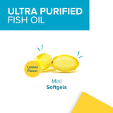 Qunol aceite fish oil primer plano que evidencia pureza y concentración de omega-3