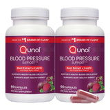 Qunol empaque frontal de Beets 3 in 1 mostrando el producto y beneficios