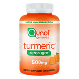 Qunol gominolas frontal mostrando botella y cantidad 90 unidades