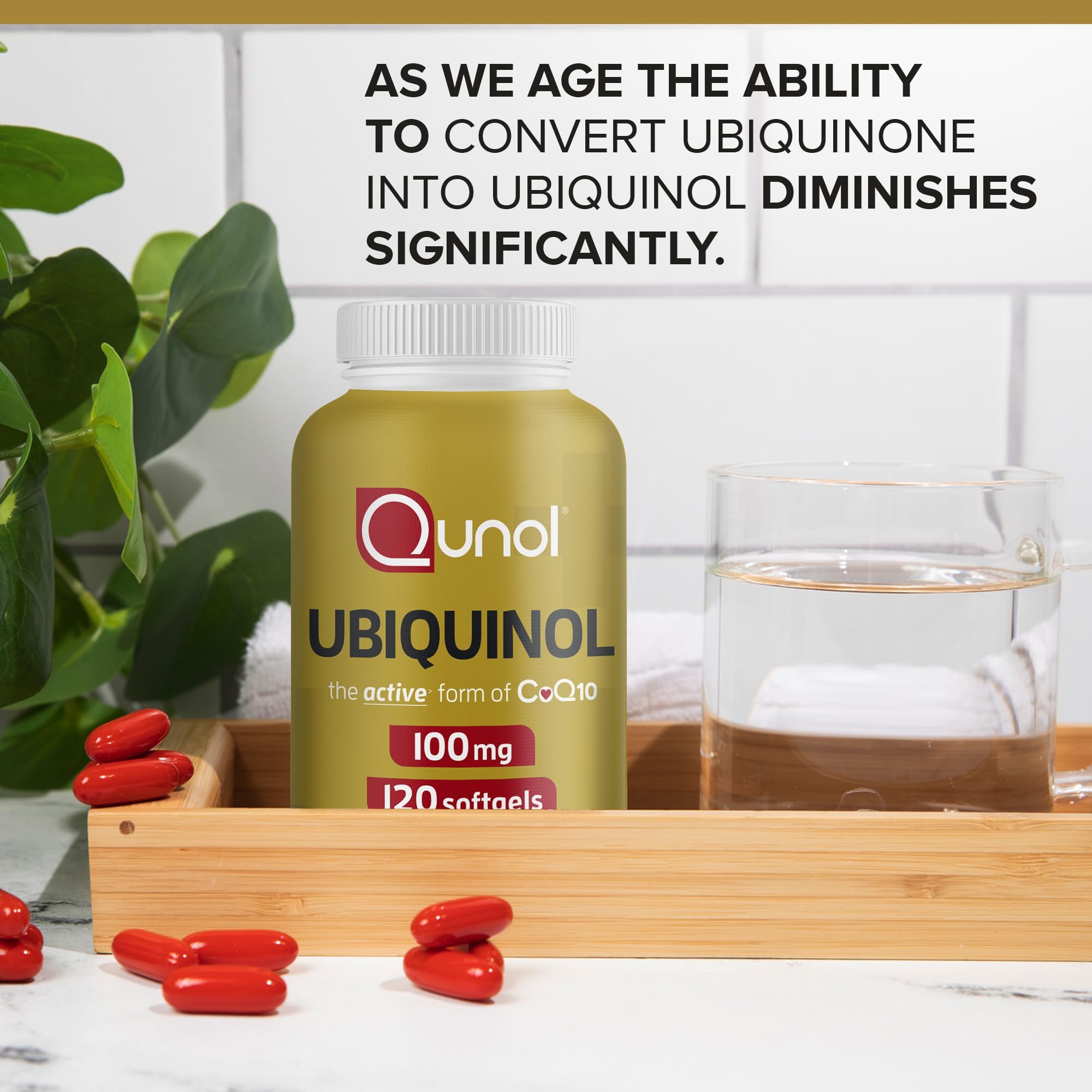 Qunol etiqueta legible con datos nutricionales y dosis recomendada