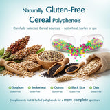 Quorinthiumax etiqueta con lista de ingredientes y contenido del complejo 20+ plantas