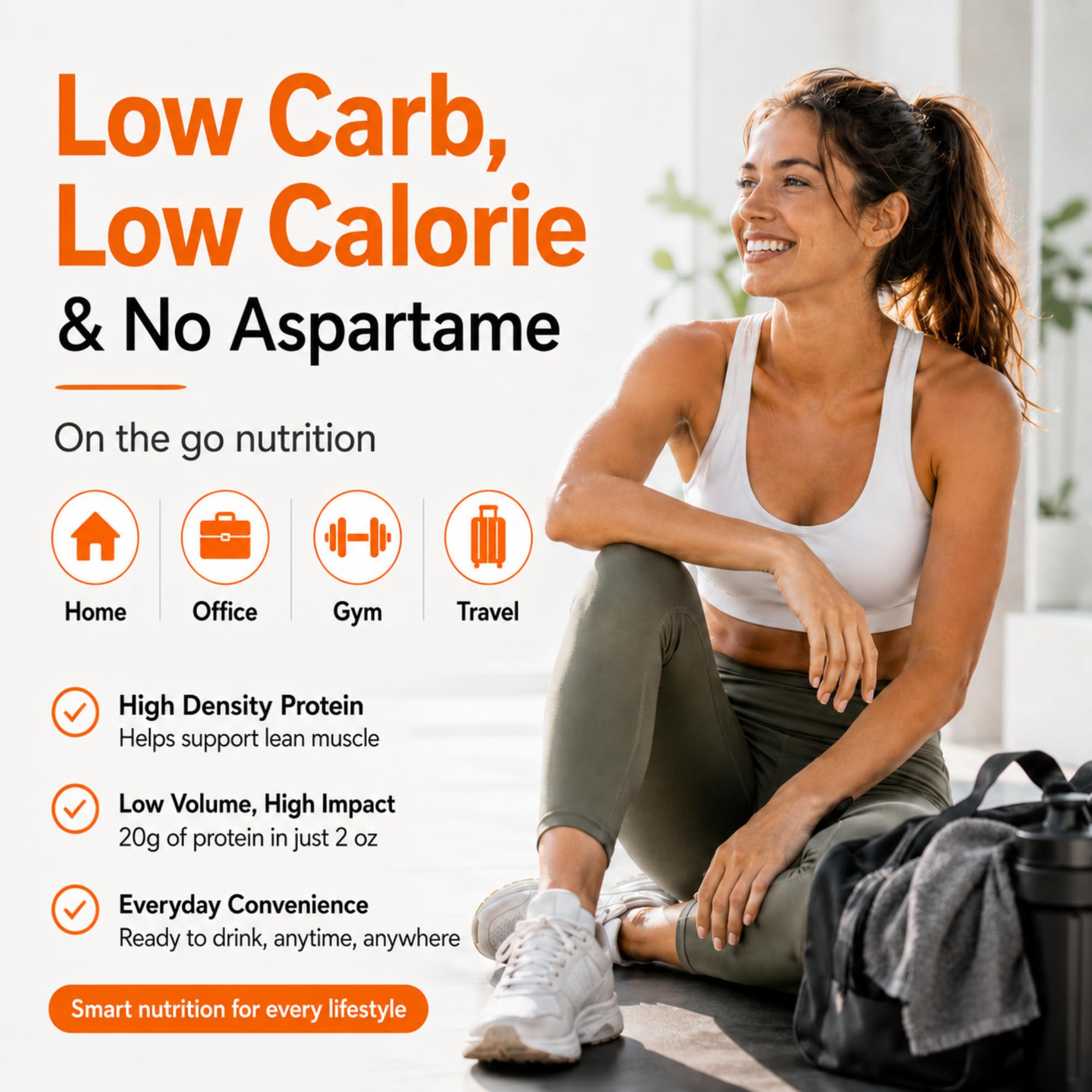 R-Kane Pro-Shot20 etiqueta nutricional clara con información de 20 g proteína