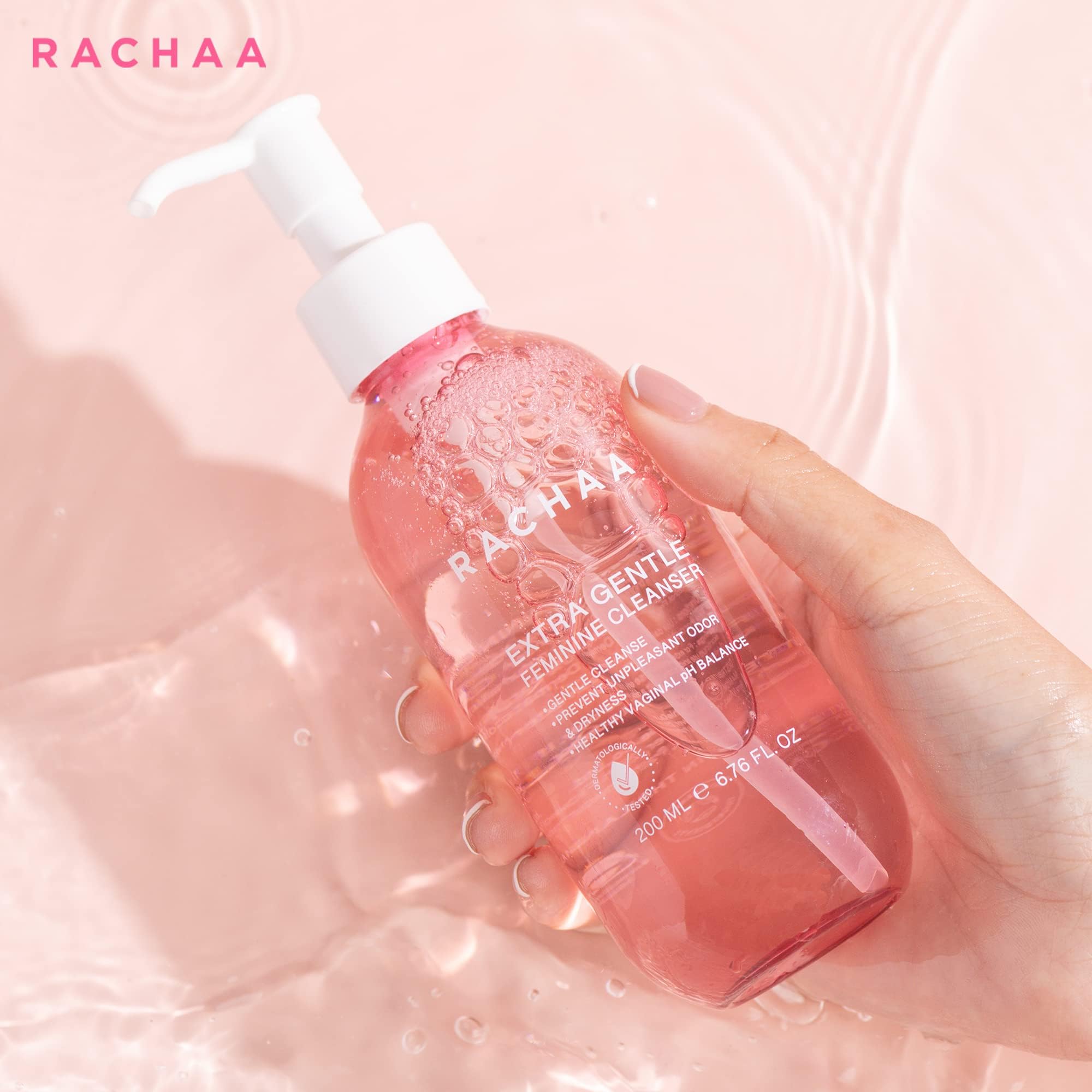 RACHAA comparación de tamaño 200 ml ideal para viajar