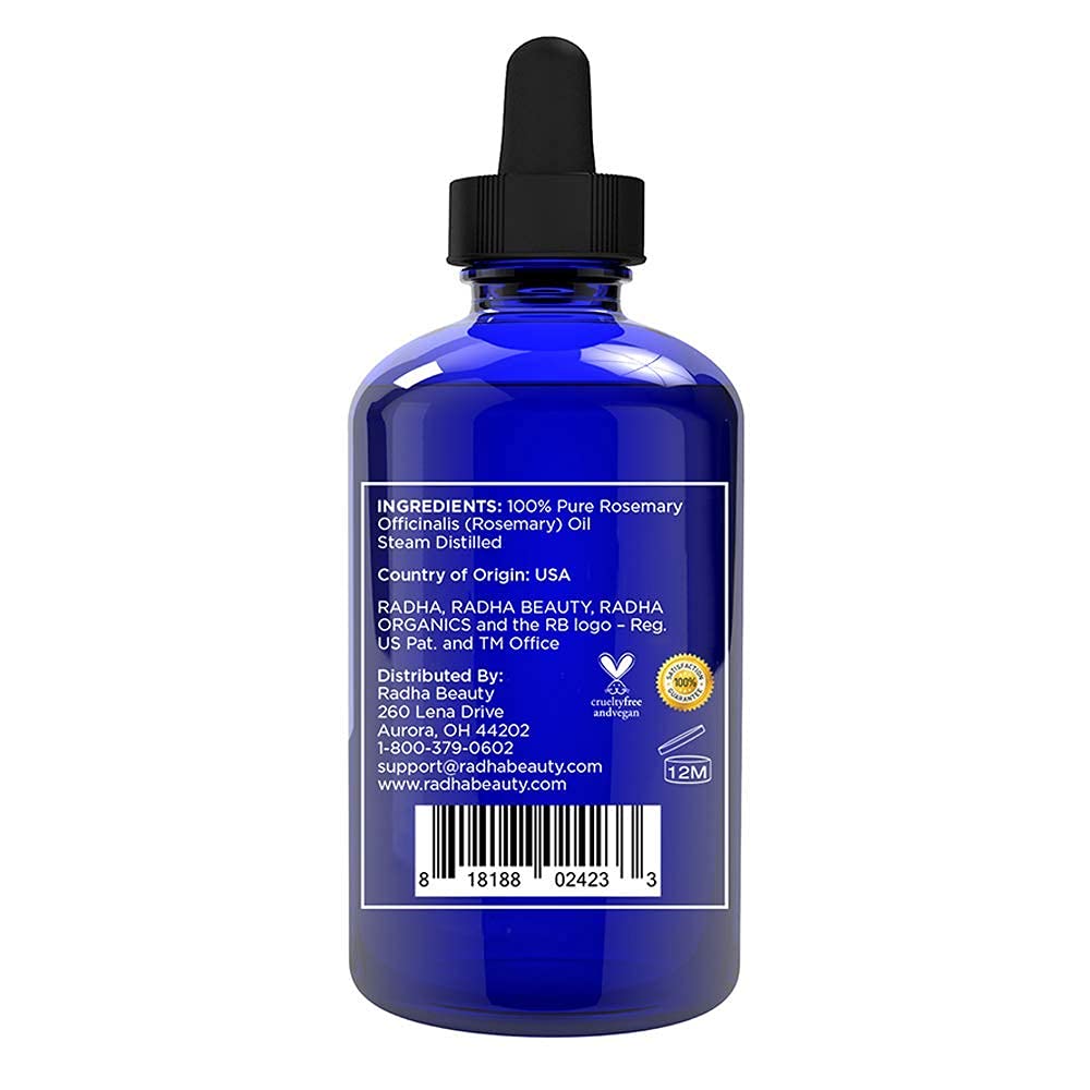 Radha Beauty aceite de romero en difusor creando ambiente revitalizante