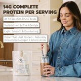 Rae Basics cacao y huesos de ganado grass-fed mostrando origen orgánico