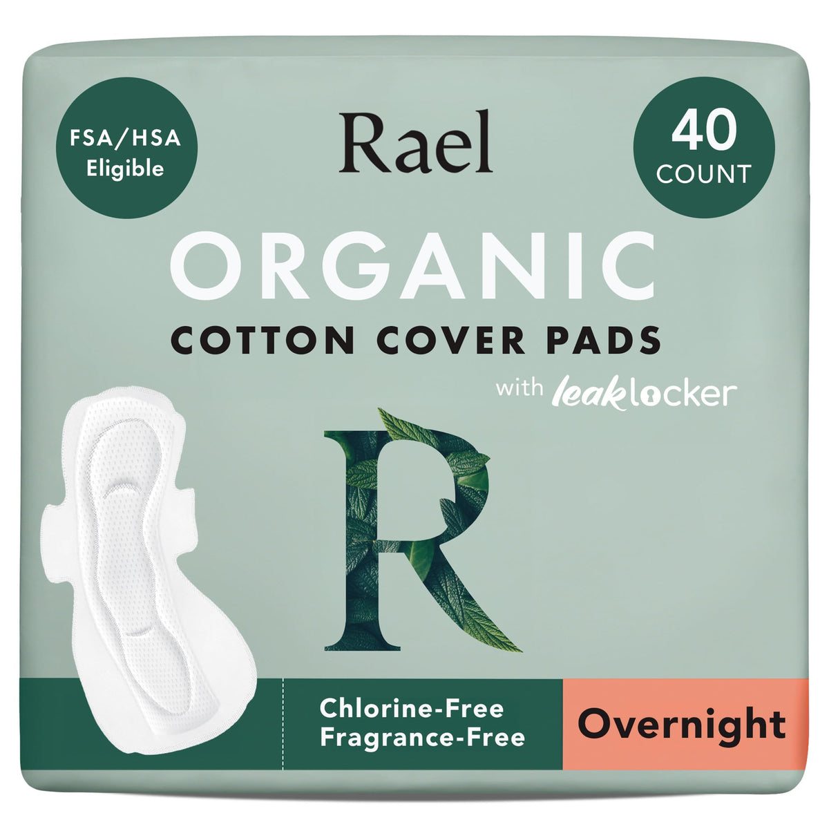 Rael empaque frontal mostrando 40 unidades y protección nocturna
