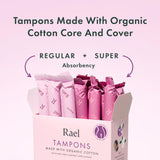 Rael tampón en bolso urbano ideal para llevar fuera de casa