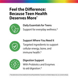 Rainbow Light etiqueta con ingredientes destacados y claridad informativa