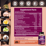 Rainbow Nutrients botella abierta con cápsulas para visual de cantidad y confianza