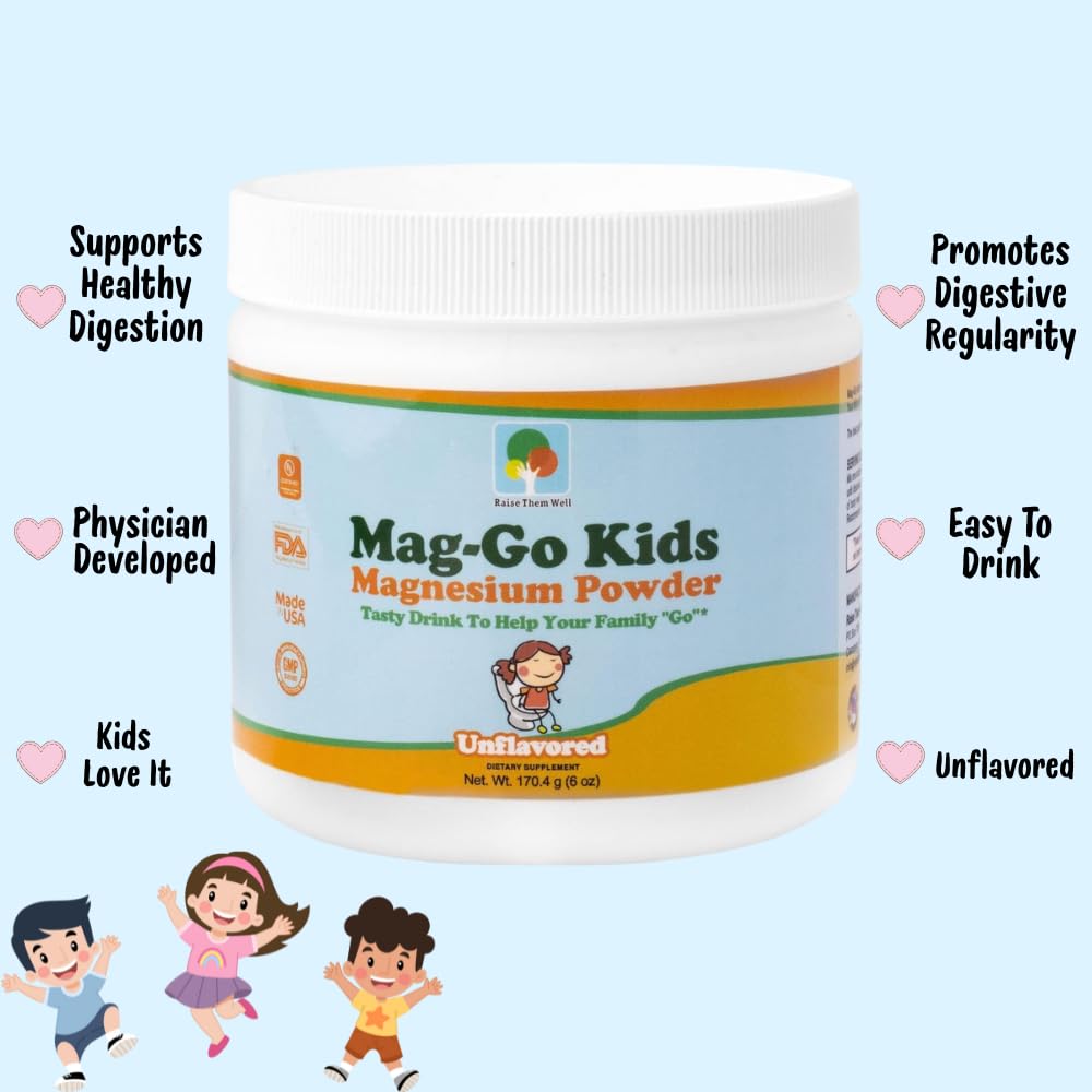 Vaso con agua y polvo Mag-Go Kids de Raise Them Well listo para beber