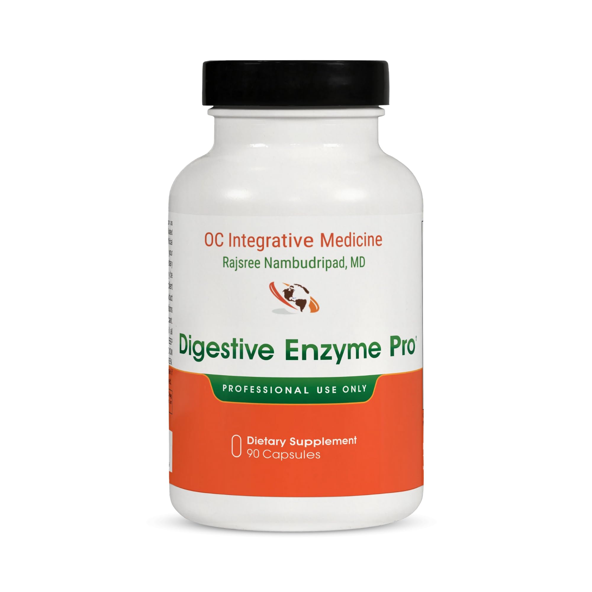 Rajsree frontal del envase de Digestive Enzyme Pro mostrando 90 cápsulas y marca