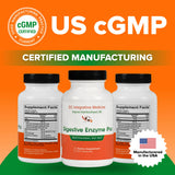 Rajsree sello de calidad cGMP que comunica producción limpia y controlada