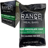 Range barra empaque frontal mint chocolate chip, presenta 700 kcal por unidad