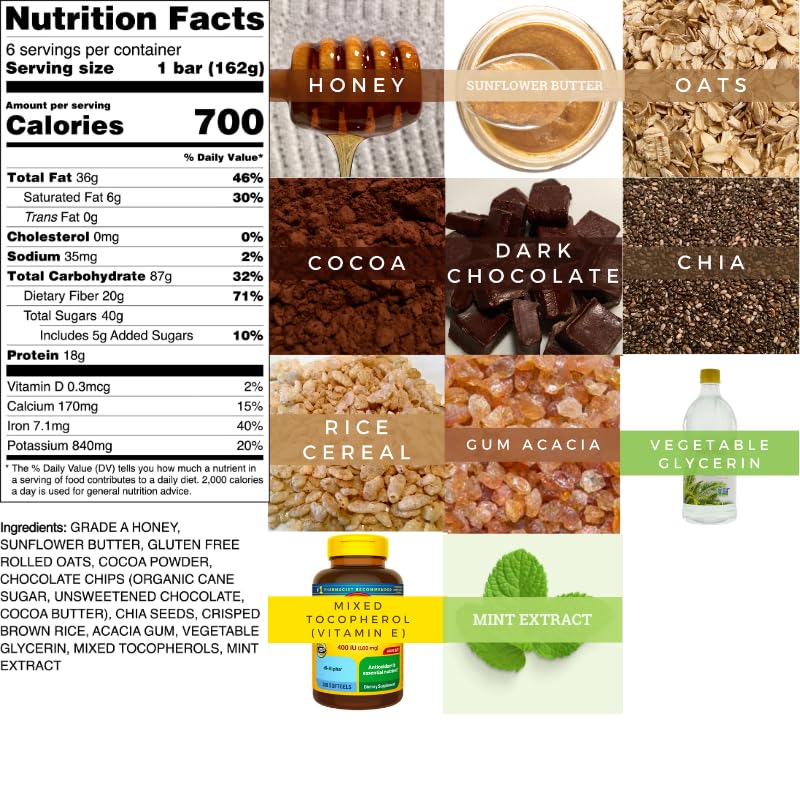 Range barra textura interna cortada, muestra ingredientes naturales y densidad