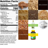 Range primer plano de textura interior, muestra ingredientes naturales y densidad energética