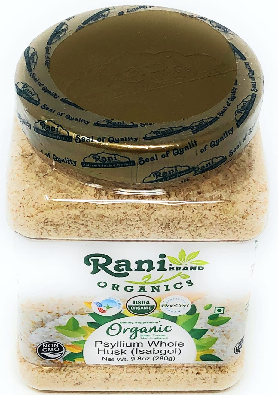 Rani Organics polvo incorporado en batido saludable, añade fibra natural