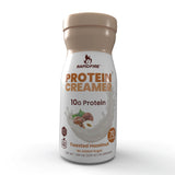 Rapid Fire frasco frontal mostrando etiqueta y sabor avellana, aporta proteína conveniente