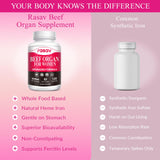 Rasav cápsulas en mano para visualizar tamaño y facilitar la toma diaria