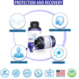 Rave Doctor etiqueta con lista de ingredientes y beneficios claros