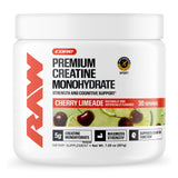 RAW frasco frontal mostrando etiqueta y 30 porciones, claridad y confianza