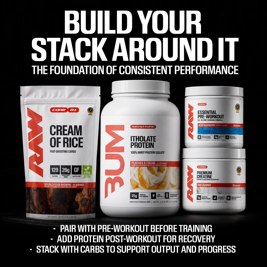 RAW cuchara medidora con creatina, dosis precisa para entrenamientos