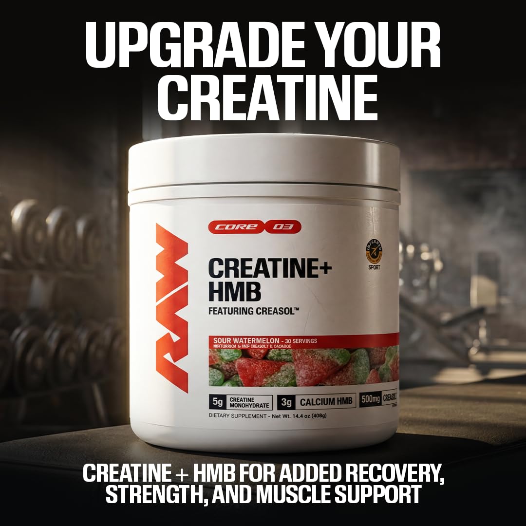 RAW atleta en gimnasio consumiendo el producto para apoyar fuerza y rendimiento